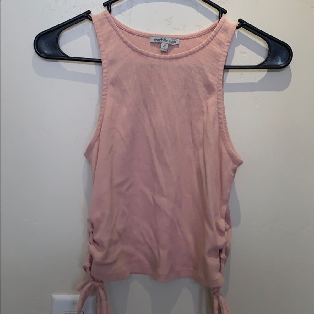 Pink crop top